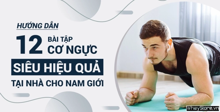 12 Bài Tập Ngực Hiệu Quả Cho Nam Tại Nhà Không Cần Phòng Gym