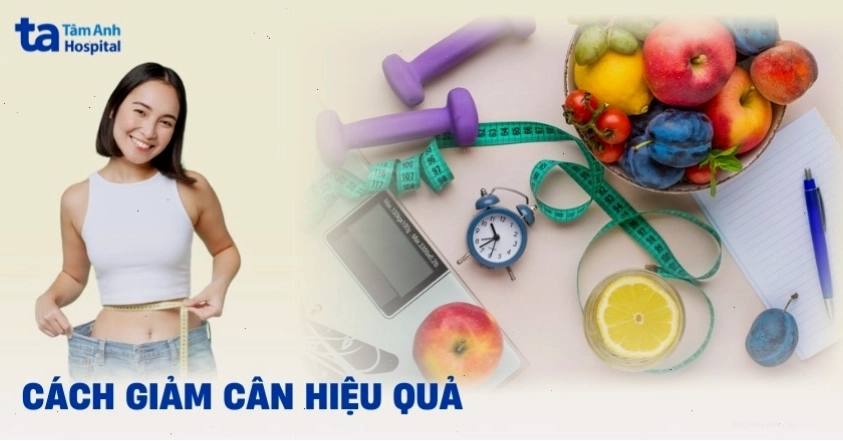 Ăn uống lành mạnh là cách giảm cân hiệu quả tại nhà