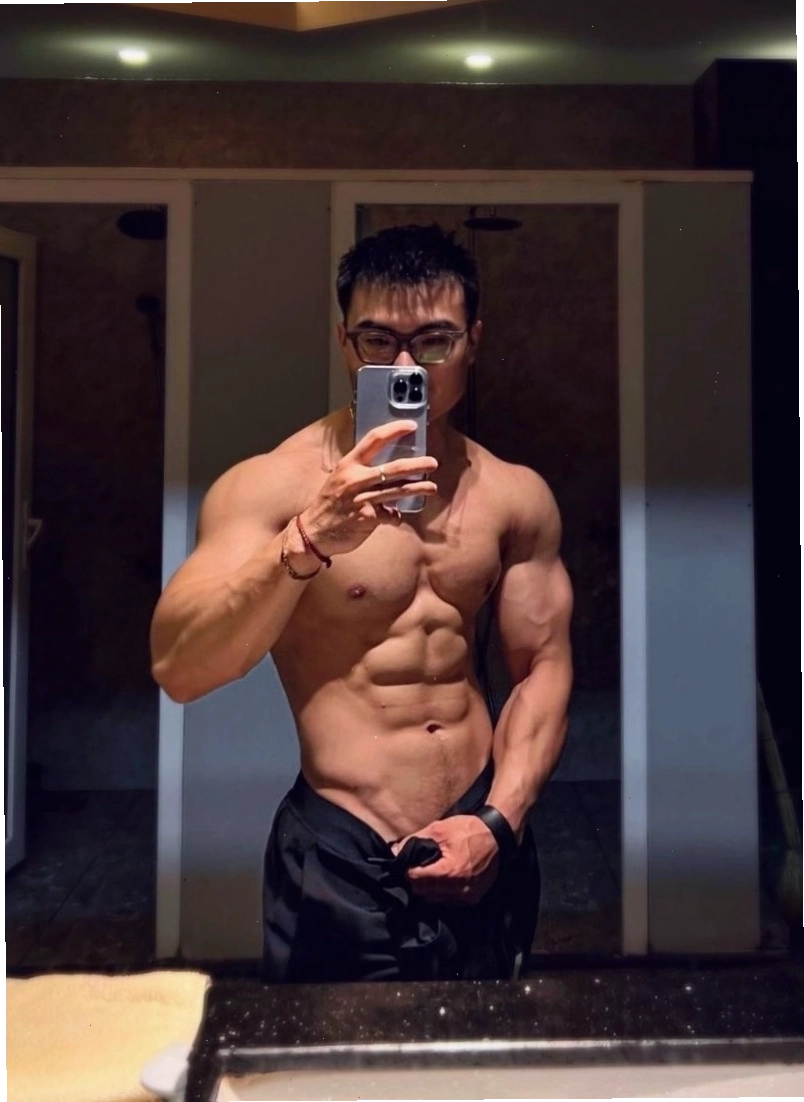 Ảnh body 6 múi nam tập gym