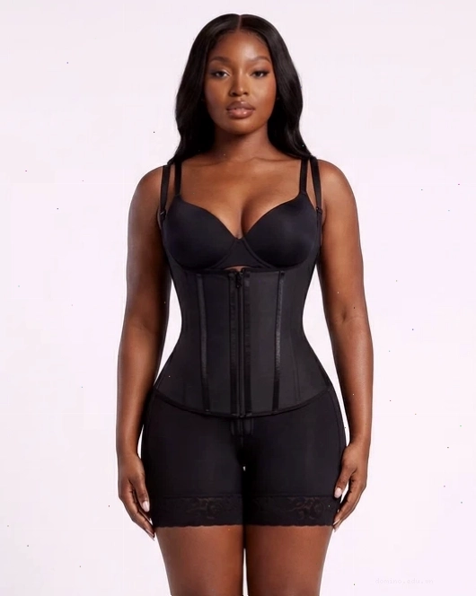 Anna – Long Slimming Bodysuit Shapewear with Hook Closure – Seamless and Post-Surgery Suitable