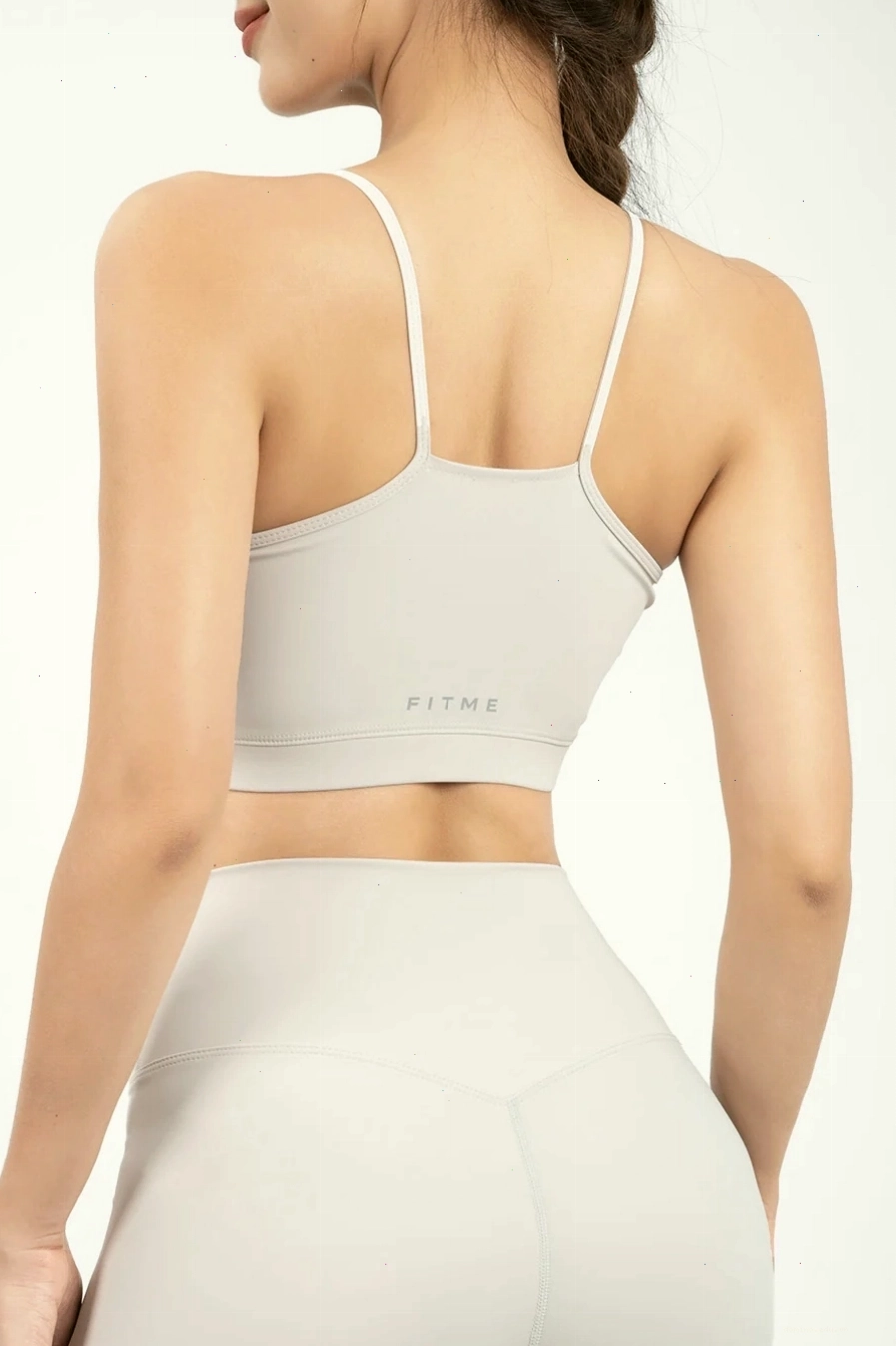 Áo bra gym yoga Theta - Light Grey - Fitme Sportswear, sự thoải mái tối ưu