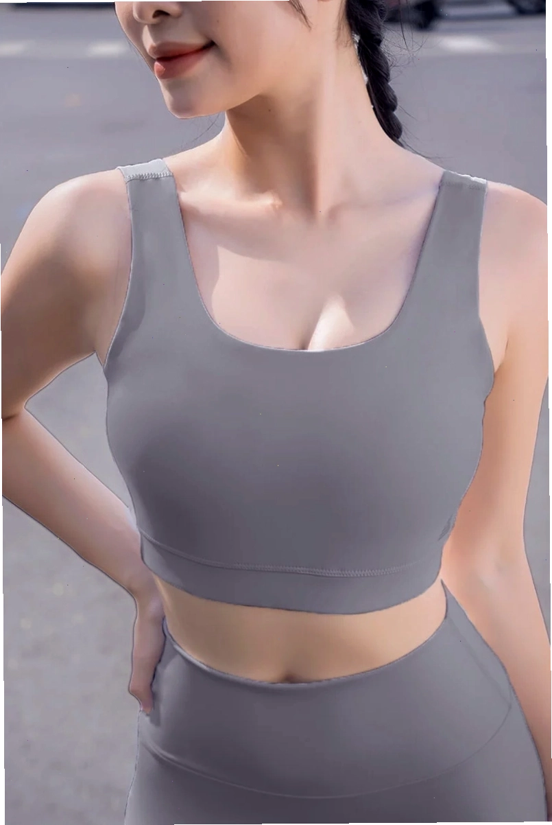 Áo bra tập gym yoga Zeta - Dark Grey - Fitme Sportswear, lựa chọn tuyệt vời cho mọi bài tập