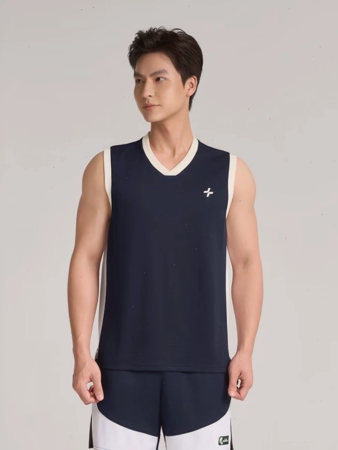 Áo Tanktop cầu lông nam Slide Flow Smash Energy - Xanh đậm