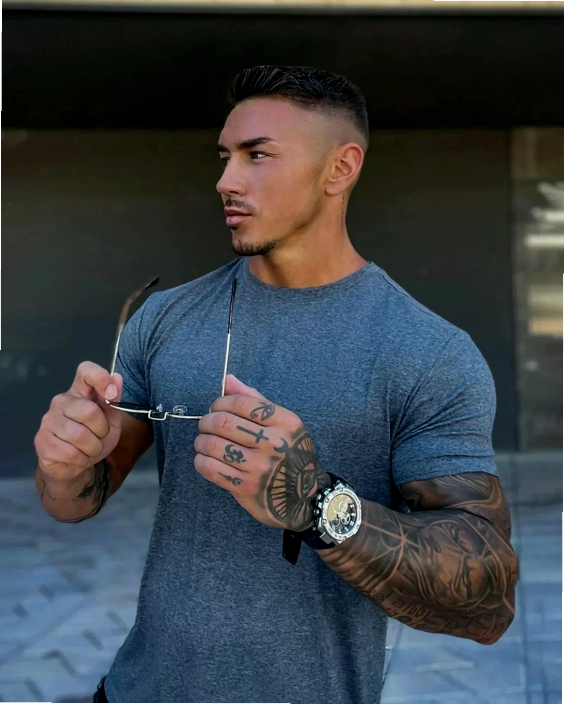 Áo thun thể thao nam cao cấp tại Aha Gym