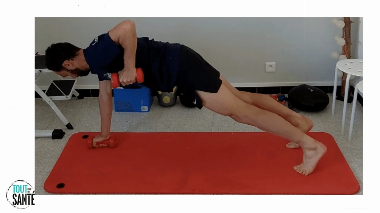 Bài 9: Dumbbell Renegade Row