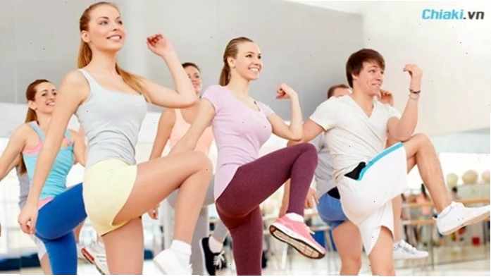 Bài tập Aerobic nâng cao đùi