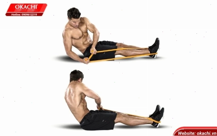 Bài tập Band Russian Twist với dây kháng lực