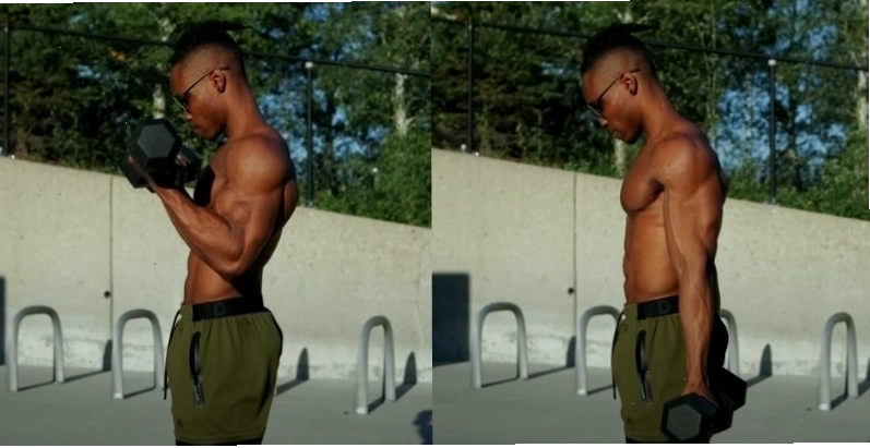 Bài tập Bicep Curl Negatives tập trung vào giai đoạn hạ tạ