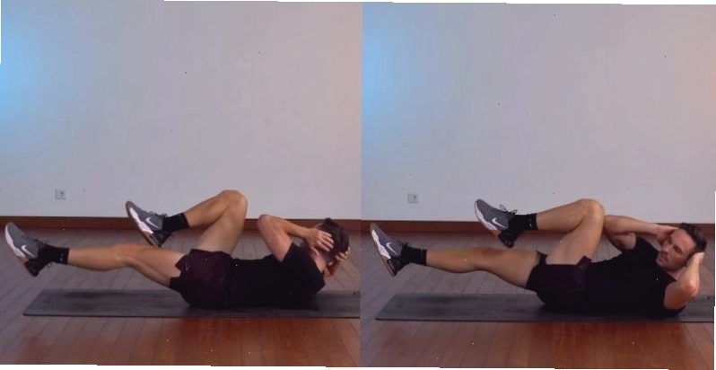 Bài tập Bicycle Crunches tác động vào cơ liên sườn