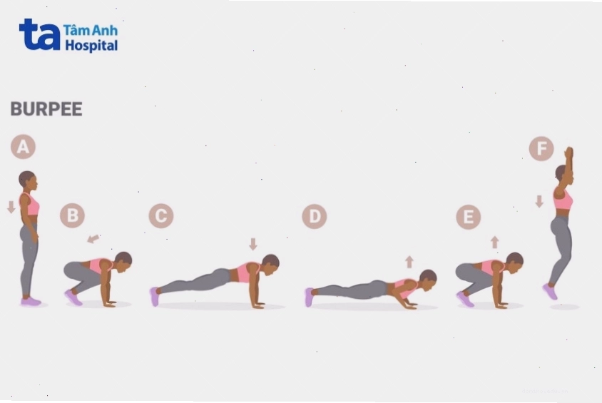 Bài tập Burpee giúp giảm mỡ bụng hiệu quả