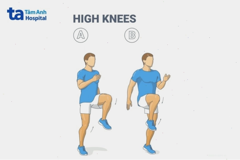 Bài tập Butt Kick giảm mỡ tại nhà
