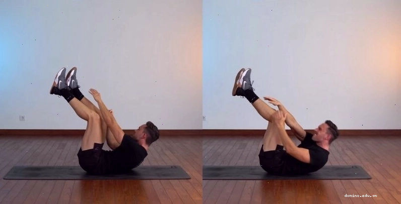 Bài tập chạm gót chân luân phiên tác động cơ liên sườn