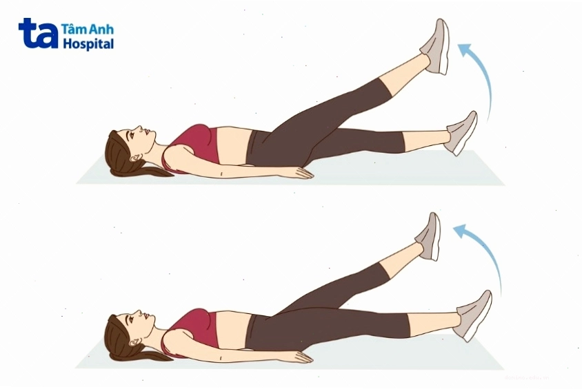 Bài tập đá kéo giúp săn chắc cơ bụng dưới