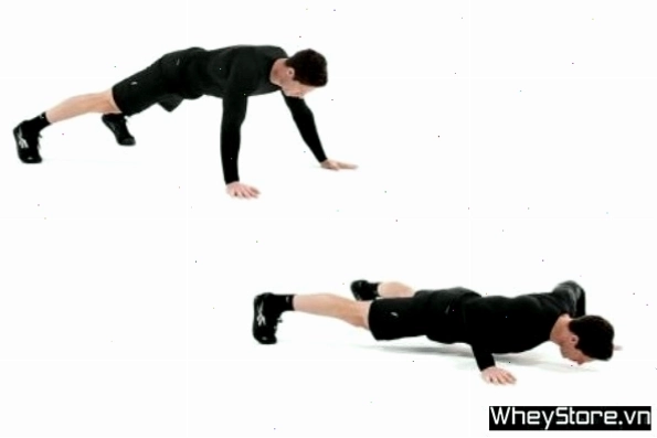 Bài tập Decline Push Up tăng cường sức mạnh cho ngực trên