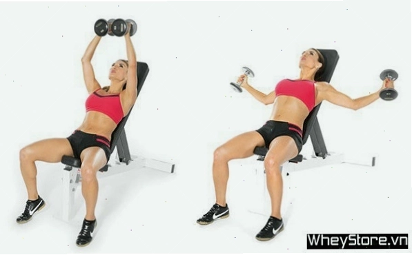 Bài tập Dumbbell Flyes cho vòng 1 săn chắc