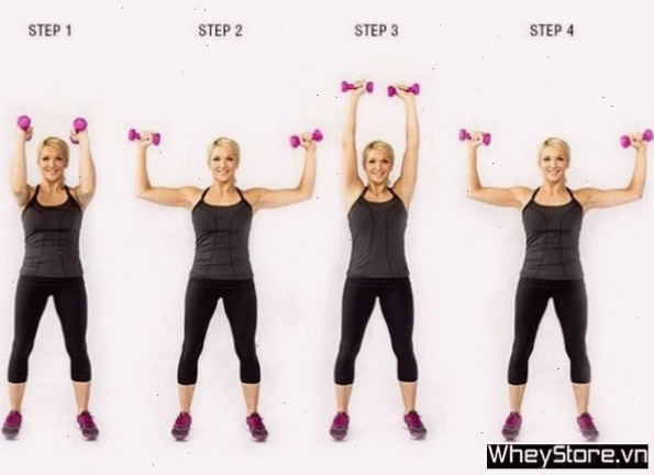 Bài tập Elbow Squeeze Shoulder Press
