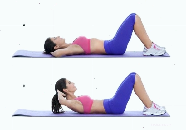 Bài tập gập bụng cổ điển giúp giảm mỡ bụng dưới hiệu quả