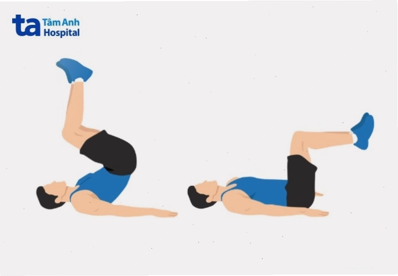 Bài tập gập bụng ngược cho cơ bụng dưới