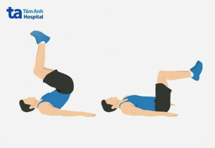 Bài tập gập bụng ngược cho cơ bụng dưới