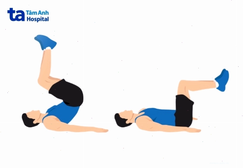 Bài tập gập bụng ngược cho cơ bụng dưới