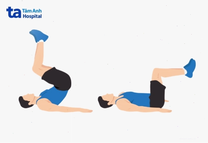 Bài tập gập bụng ngược cho cơ bụng dưới