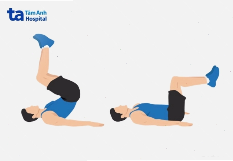 Bài tập gập bụng ngược cho cơ bụng dưới