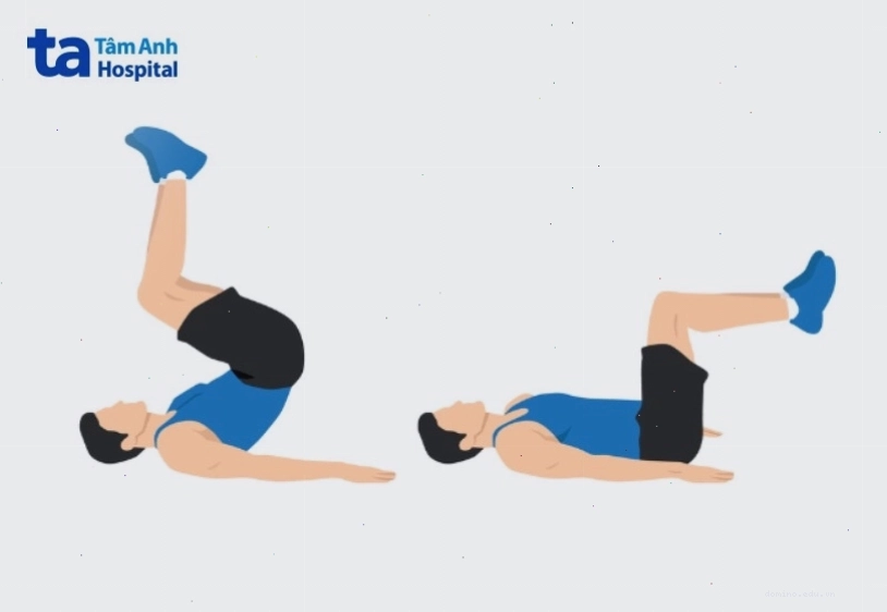 Bài tập gập bụng ngược cho cơ bụng dưới săn chắc