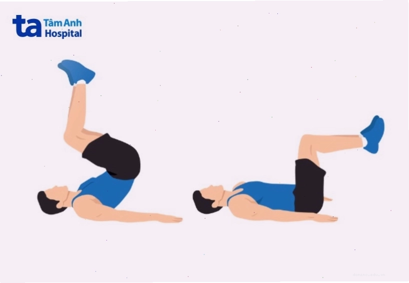 Bài tập gập bụng ngược cho phần bụng dưới