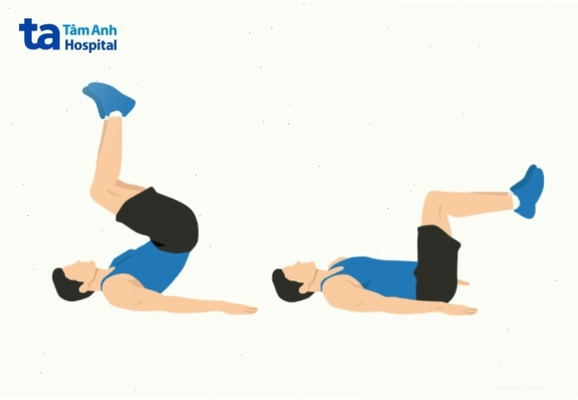 Bài tập gập bụng ngược giúp tác động cơ bụng dưới