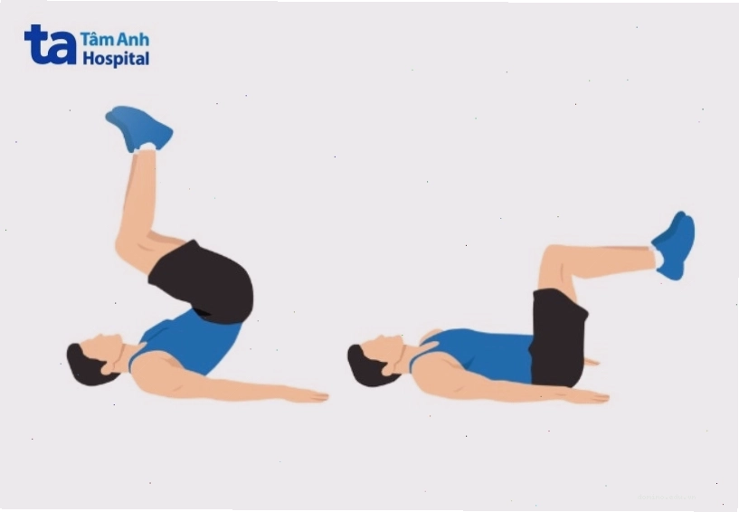 Bài tập gập bụng ngược giúp tác động vào cơ bụng dưới