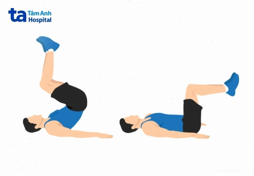 Bài tập gập bụng ngược giúp tác động vào cơ bụng dưới