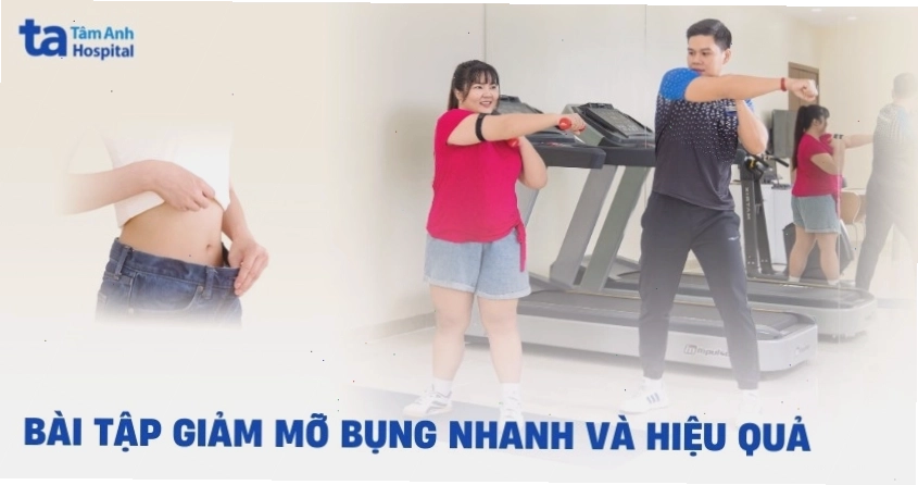 Bài tập giảm mỡ bụng hiệu quả cho phái nữ