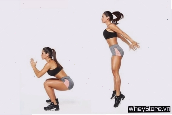 Bài tập Jump Squat cải thiện vòng 3