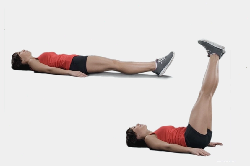 Bài tập nâng chân giúp đốt cháy mỡ bụng dưới