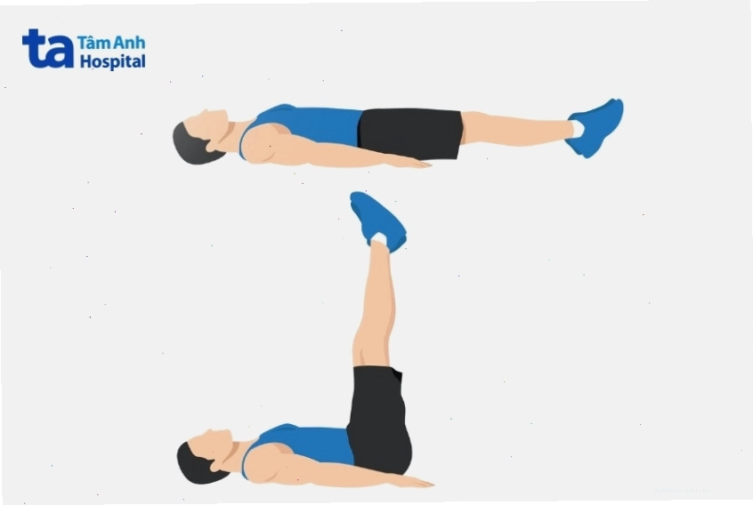 Bài tập Nâng chân (Leg Raises) tác động trực tiếp vào bụng dưới
