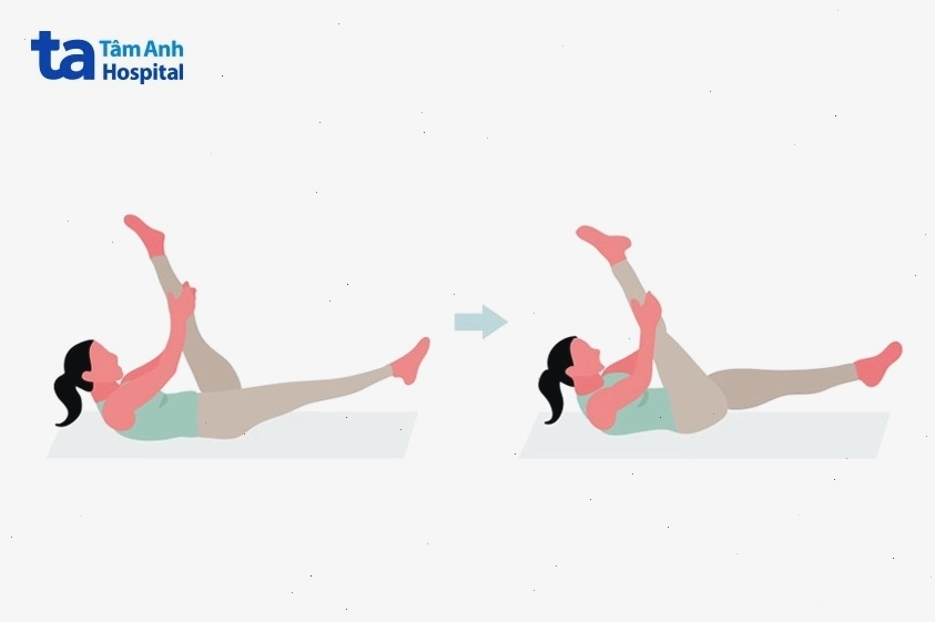 Bài tập nâng chân tác động sâu vào cơ bụng dưới