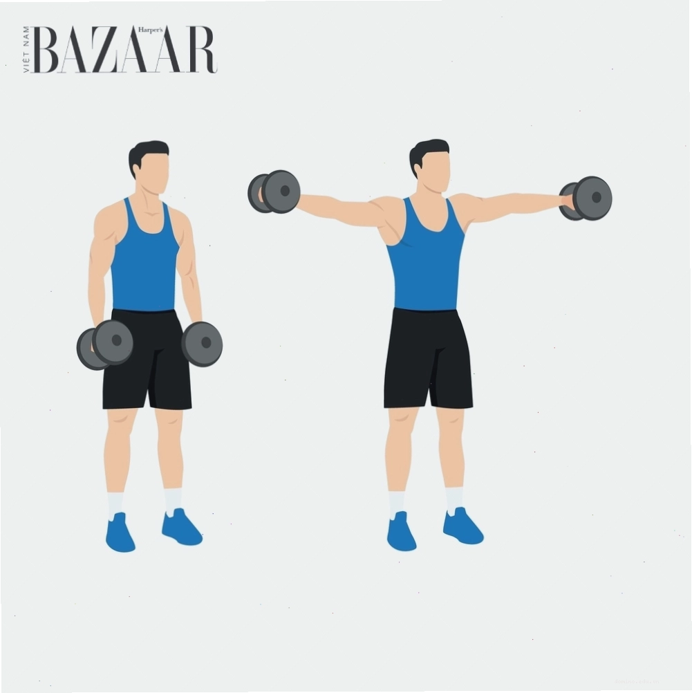 Bài tập nâng tạ hai bên - Lateral Raises