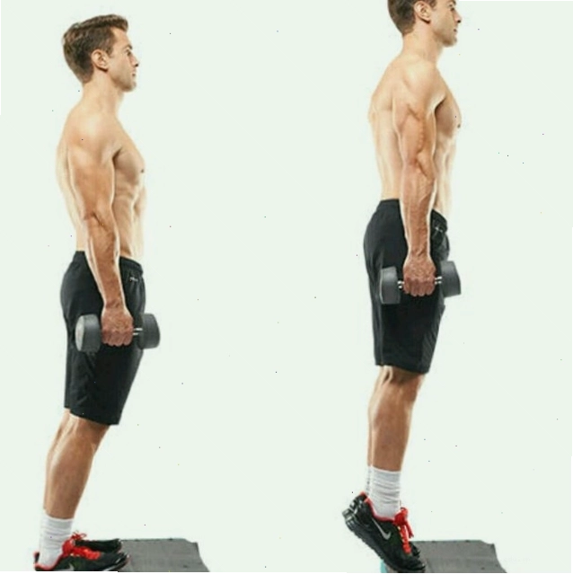 Bài tập ngồi xổm nâng bắp chân