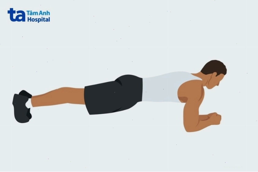 Bài tập Plank cơ bản tăng cường sức mạnh cốt lõi