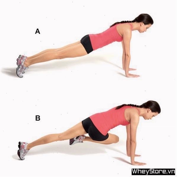 Bài tập Plank leo núi đốt cháy mỡ thừa nhanh chóng