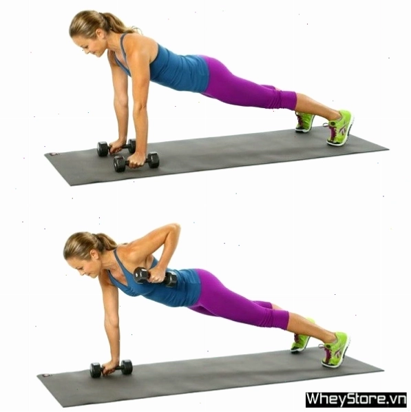 Bài tập Plank nghiêng tác động mạnh mẽ vào cơ ngực