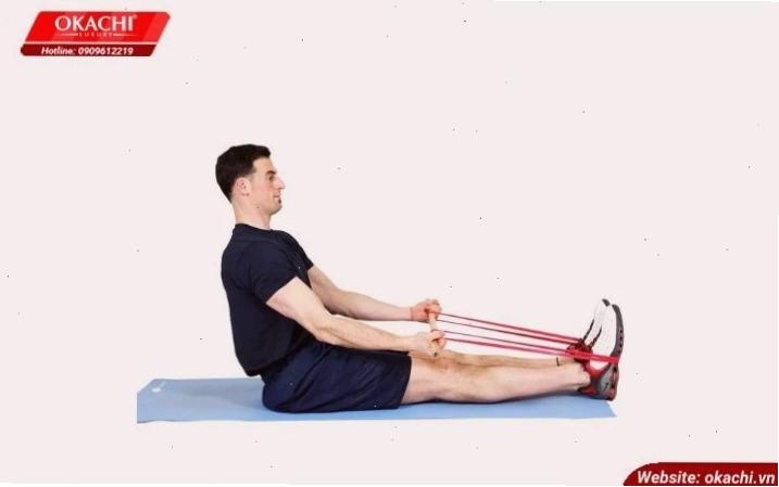 Bài tập Resistance Band Row với dây kháng lực