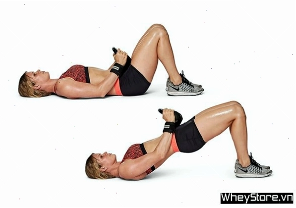 Bài tập Reverse Crunch tập trung vào bụng dưới