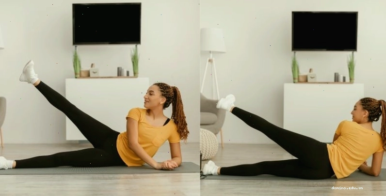 Bài tập Side Leg Raises trên giường