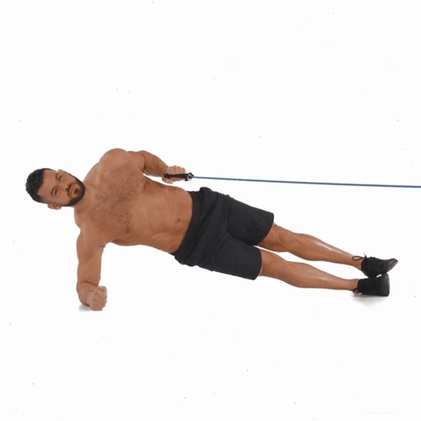 Bài tập Side Plank with Cable Hold với máy kéo cáp