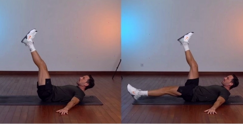 Bài tập Single Leg Drop kiểm soát cơ bụng dưới