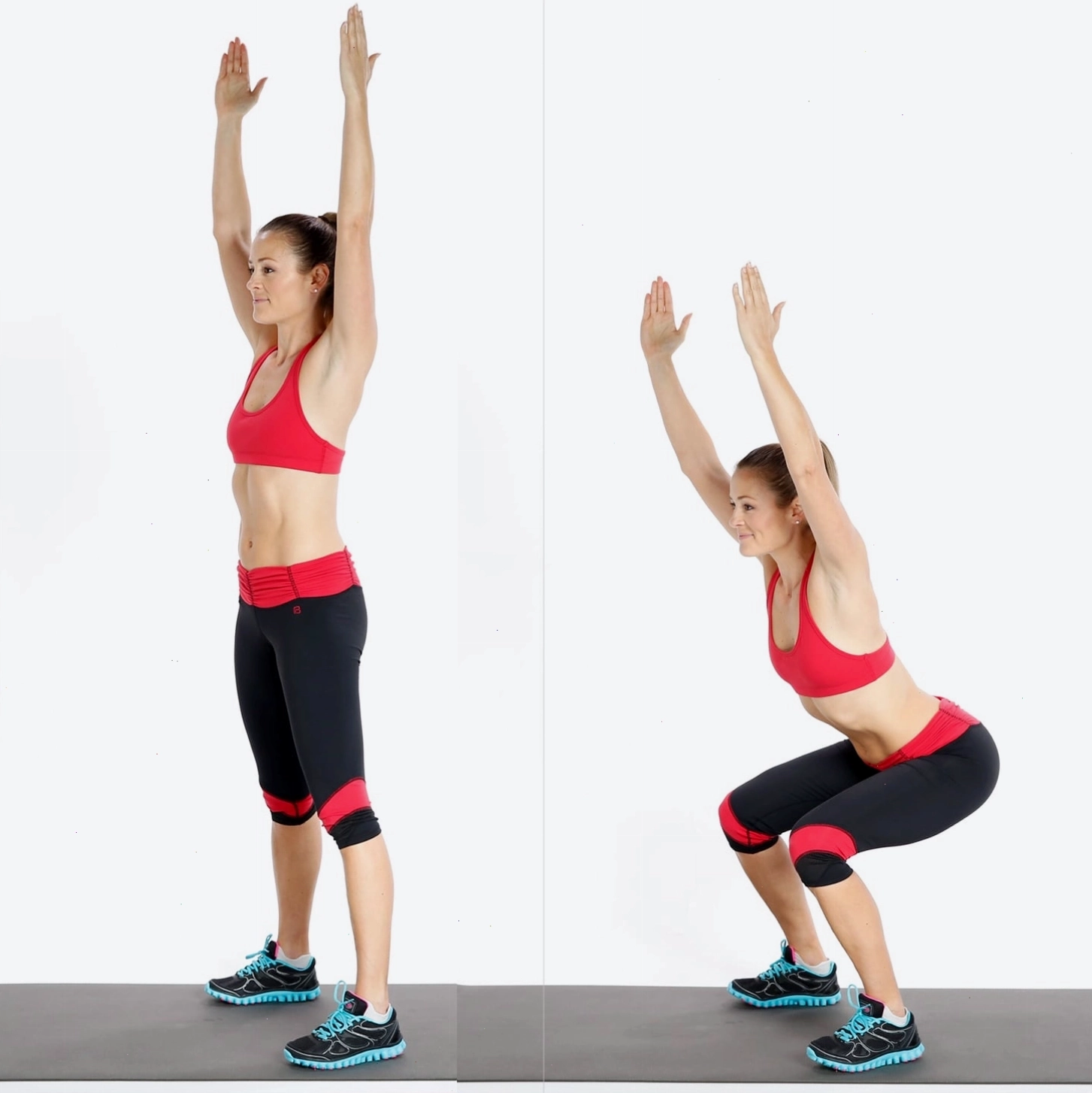 Bài tập Squat cơ bản giúp giảm mỡ bụng và tăng cường sức mạnh cơ bắp
