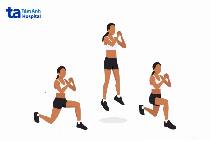 Bài tập Squat Jack đốt mỡ thân dưới