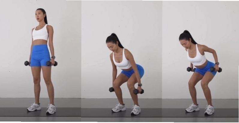 Bài tập Squat Row cho nữ