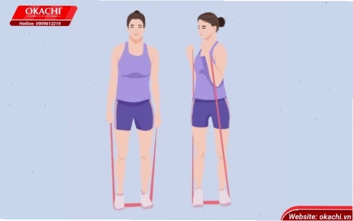 Bài tập Torso Twist với dây kháng lực